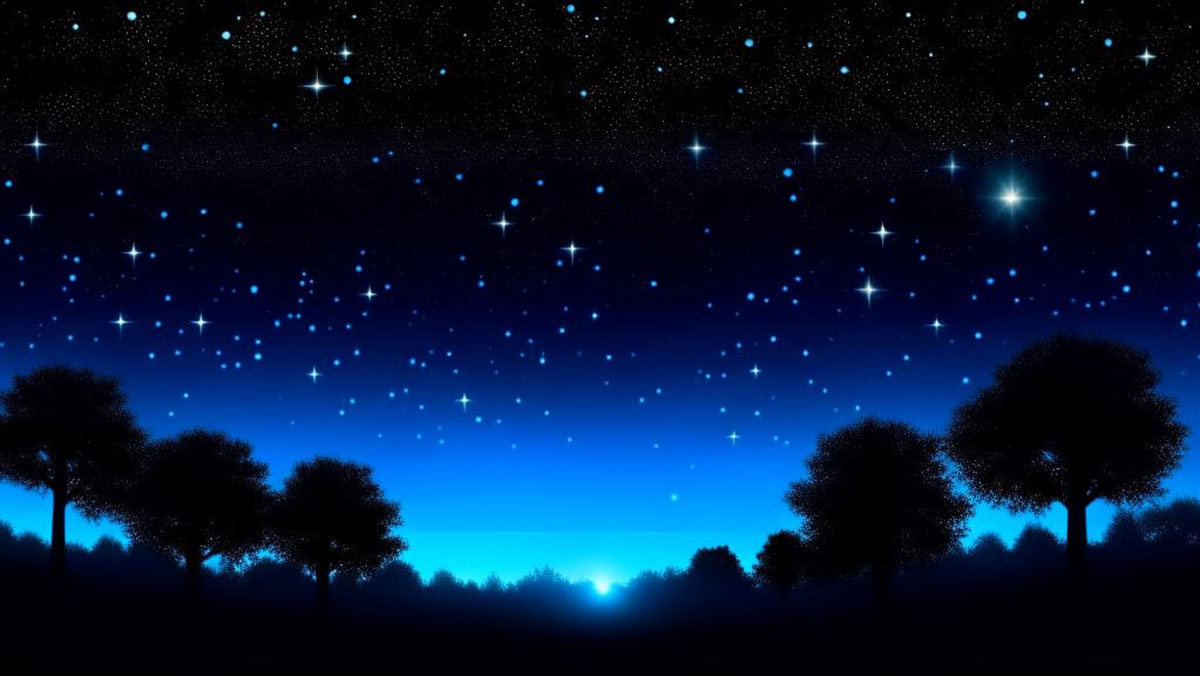 Фон звездная ночь картинка